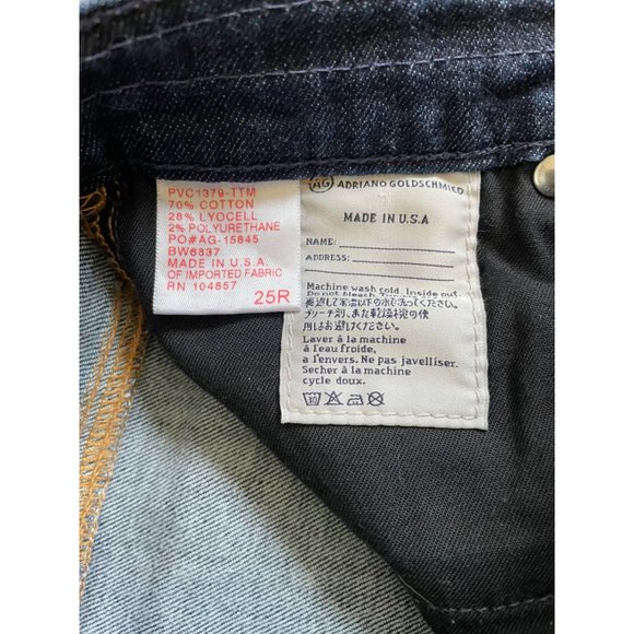 AG ADRIANO GOLDSCHMIED THE FARRRAH SKINNY Womens High Rise Skinny Blue Jeans siz - Picture 12 of 13